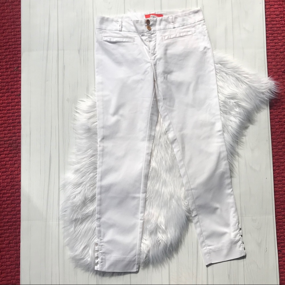 Anthropologie “Cartonnier” white cotton pants - 6